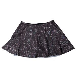 Athleta Match Point Skort Skirt Shorts Activewear Small Abstract Print